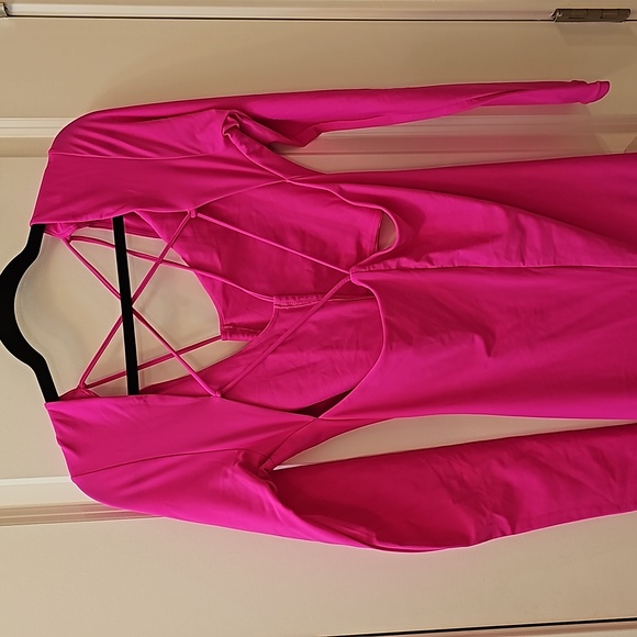 1318. NWT SKIMS Lace Up Catsuit - Picture 8 of 10